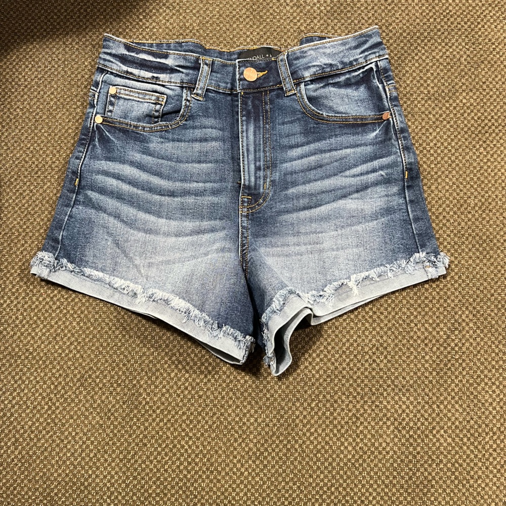High waisted jean shorts by Kendall+Kylie